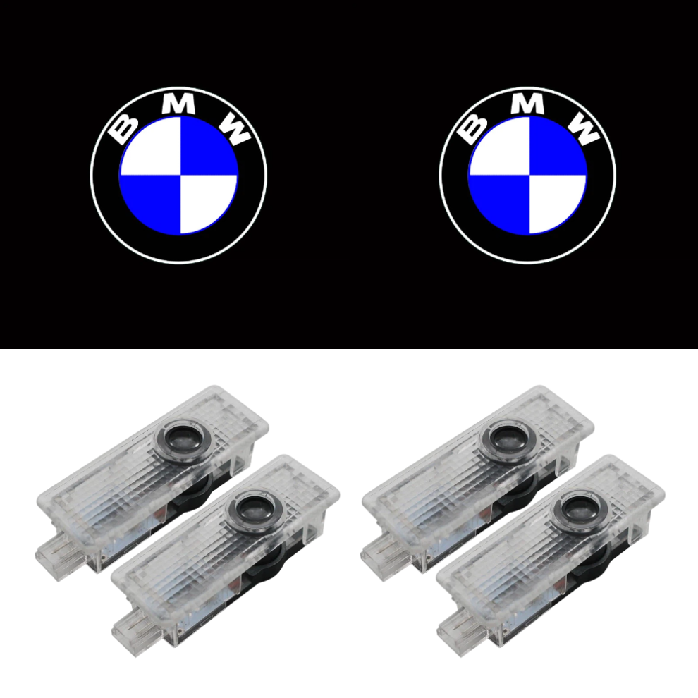 4 Pack Door Projector Lights Compatible With Bmw 1 To 7 Series, X1 To X7, M Series, Welcome And Ambient Lighting 6083684377297