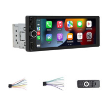 1 Din 6,86 Zoll Autoradio Kabelloses CarPlay Android Auto Multimedia Player Universal MP5 Player Mirror Link IPS Bildschirm A
