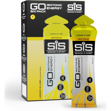 SIS Science in Sport GO Isotonic Energy Gel, Lemon Lime - 6 x 60ml