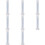 8X 500 Ml Plastic Transparent Graduated Tube. 1