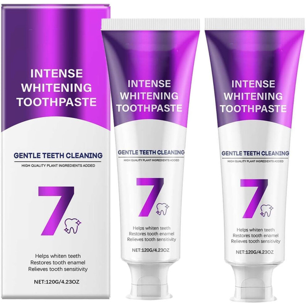 Gogerstar 2Pcs Sp-6 Probiotic Ultra Whitening Toothpaste, Sp6 Brightening Toothpaste With 6 Probiotics,Fresh Breath,Deep Cleansing Care Toothpaste