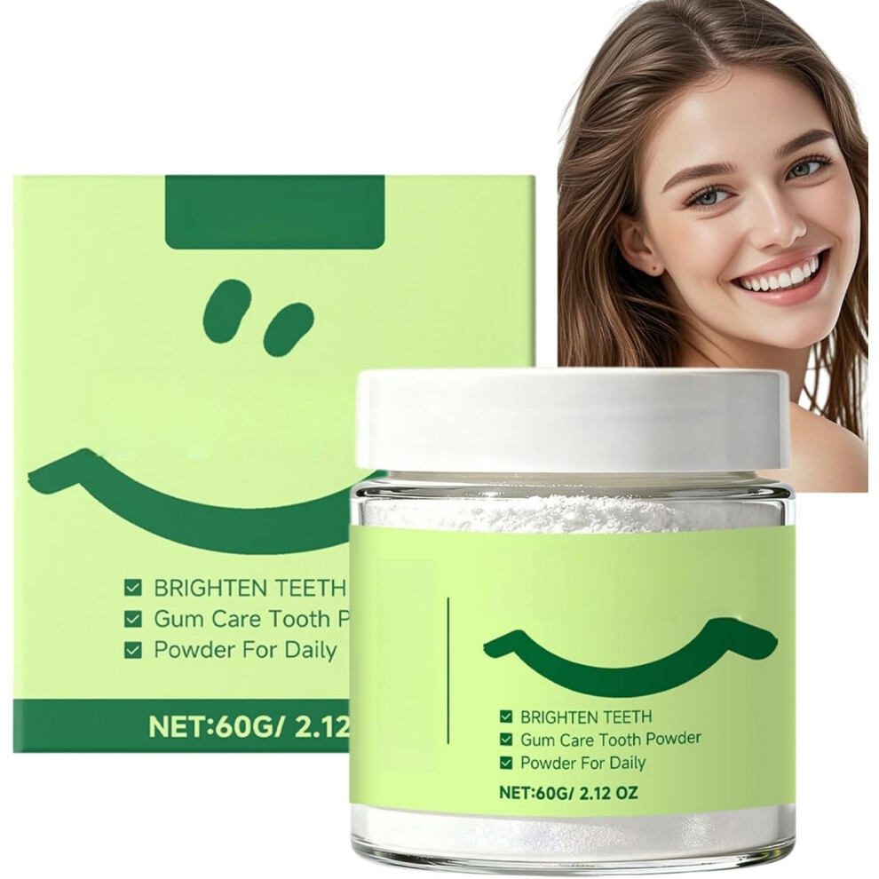 Gogerstar 60G Collagen Tooth Powder For Teeth And Gums,Collagen Powder For Brushing Teeth To Brighten&Whiten,Smile Strengthening Collagen Tooth Powder