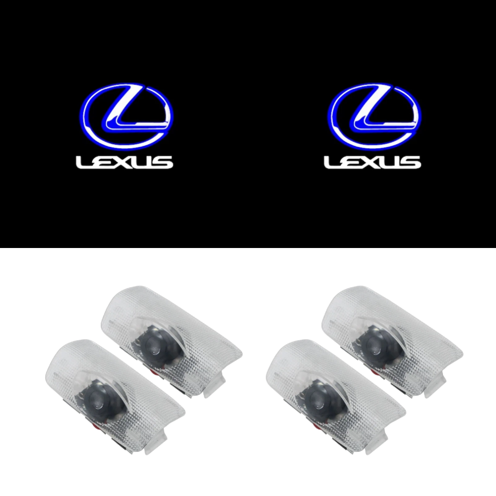 Welcome Door Lights Set Of 4 Compatible With Lexus Es Is Ls Gs Lx Rx Gx Models, Led Puddle Lights For Car Door Courtesy Lighting 6083684377587