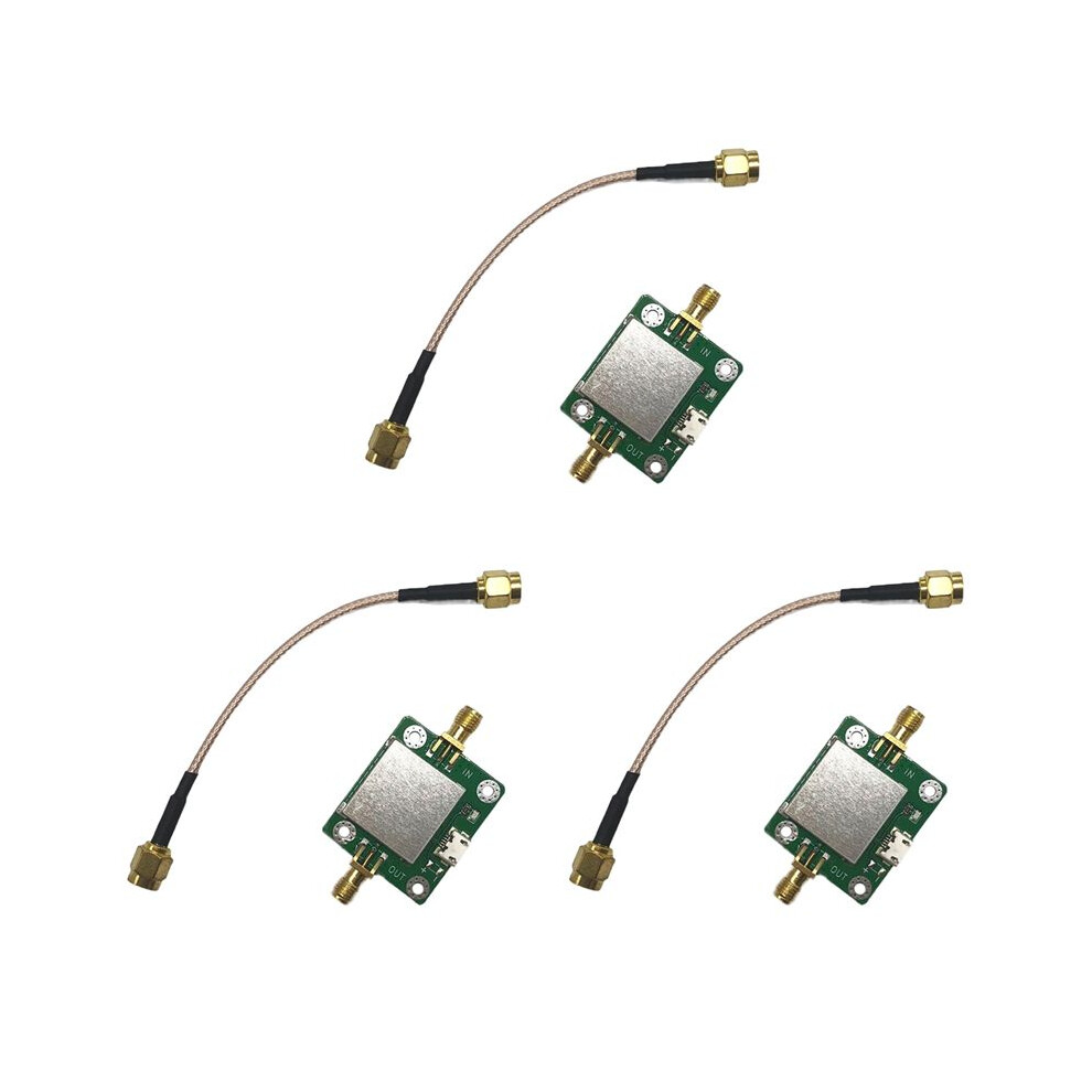 3X 50M-6Ghz Low-Noise Rf Amplifier 20Db Gain 50Î© Rf Amplifier With Usb Power Supply Port And Sma Cable For Hackrf H2 4713211459401