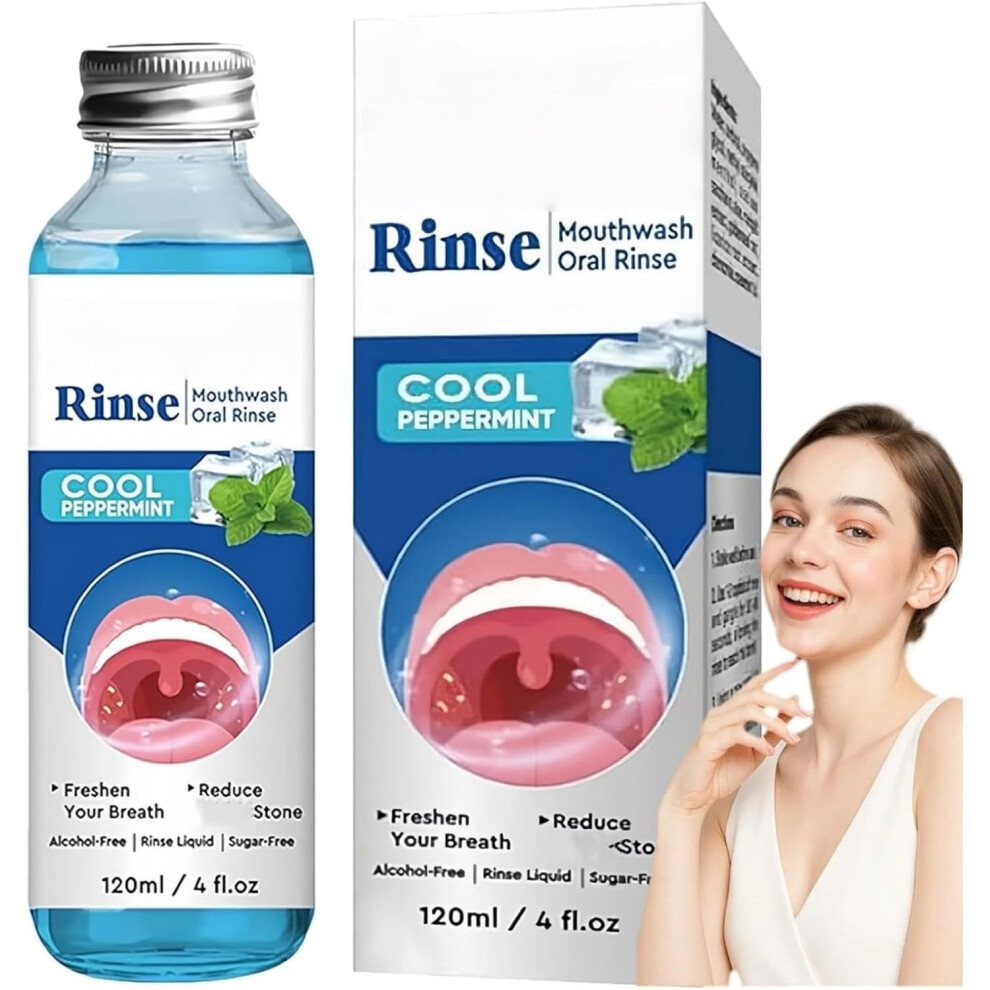 Gogerstar Throat Mouthwash & Bad Breath Treatment,Sore Throat Relief,Dry Mouth Relief,Stain Mouthwash,Gum Repair,Natural Oral Rinse For Relieve The Throat