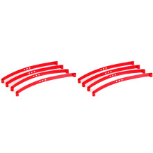 8pcs Super Soft Steel Front and Rear Axle Shock-Absorber Leaf Spring for RC4WD· TF2· 1/10RC Car Upgrade Parts Accessorie