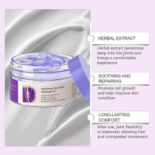 (2 Pack) Joint Pain Gel Purple Gel for Joint Activities Throughout The Body, Soothes Knees, Lumbar, Neck, Hands and Feet S04