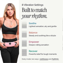 Menstrual Heating Pad for Period Cramps - Portable Heating Pad for Period Cramps Relief with Heat & Massage,for Women
