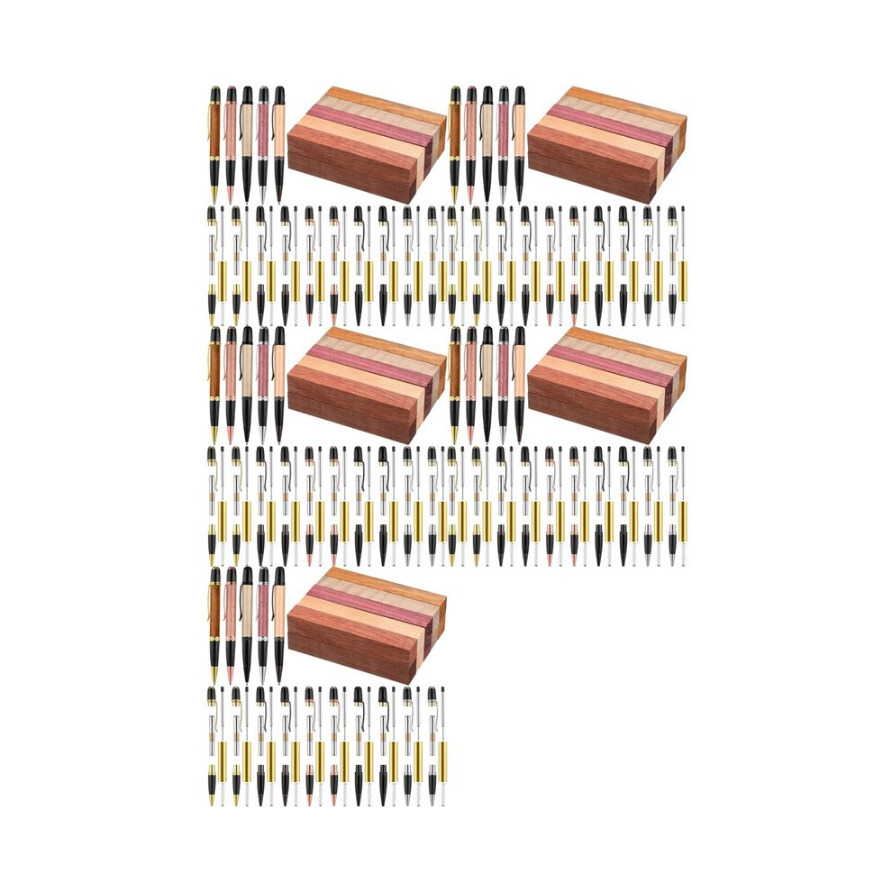 50 Sets Pen Making Kits With Refills Copper Pen Turning Supplies Diy Pen Making Classroom Teacher Student Gift 4711462417577