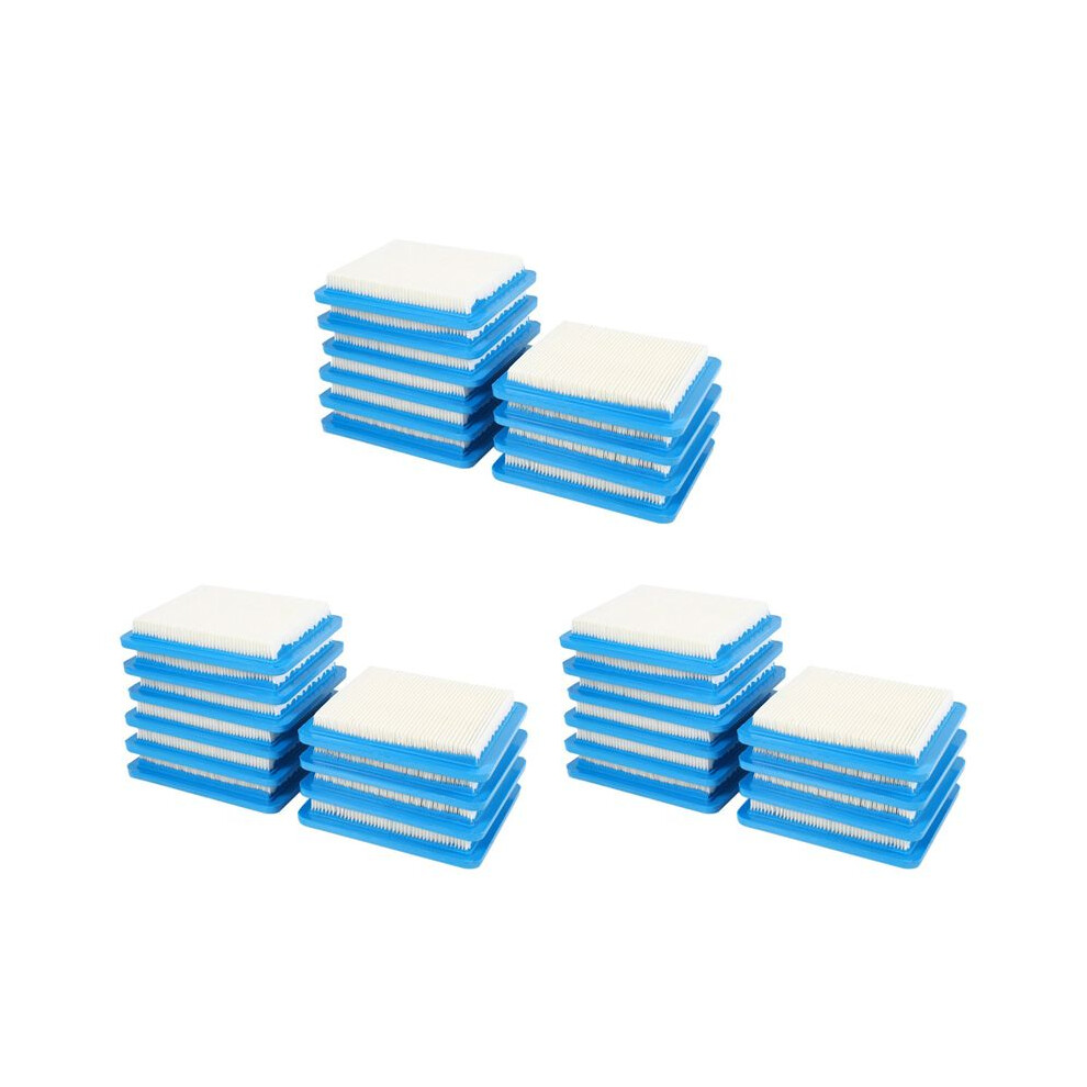 30 Pack 491588S Air Filter Replace For Briggs Stratton 491588 4915885 Flat Air Cleaner Cartridge Lawn Mower Filter 4713187283840
