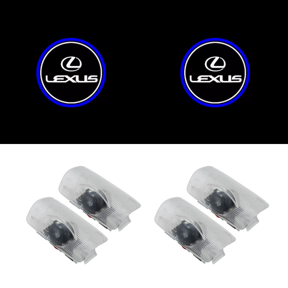 4Pcs Welcome Door Lights Set For Es Is Ls Gs Lx Rx Gx Models, Compatible With Lexus, Easy Install, Led Courtesy Lights White 6083684377662