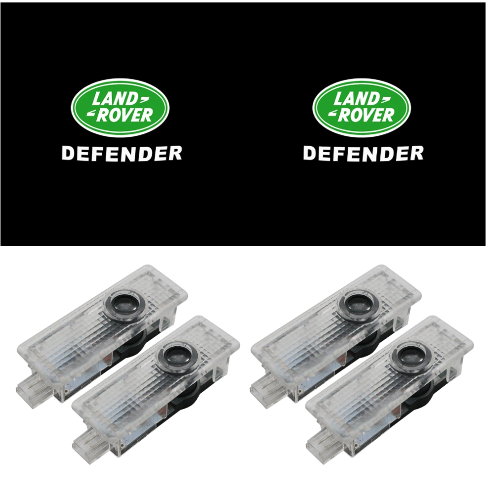 Led Door Courtesy Logo Projector Compatible With Land Rover Range Rover Freelander Discovery 3 4, Car Welcome Ghost Shadow Puddle Embl Light 6083684377723