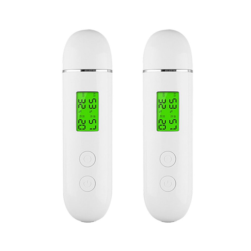 White 2X Skin Tester Face Skin Moistureand Oil Content Skin Analyzer Skin Water Cheek Elastic Skin Age Test Meter