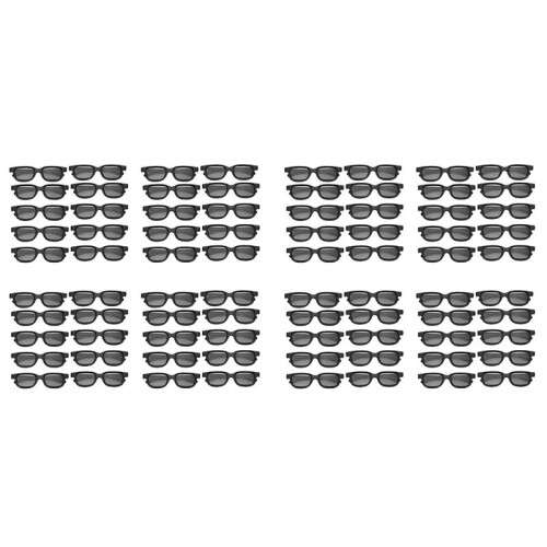 80Pcs Polarized Passive 3D Glasses for Cinema IMIX Screen
