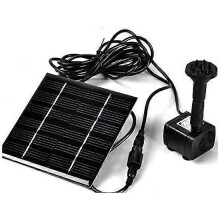 Solar Water Fountain Kit, Customizing Options with 4 Sprayer Adapters for Adjustable Water Flow Control, Eco-Friendly Solar Fountain Pump for Outdoor