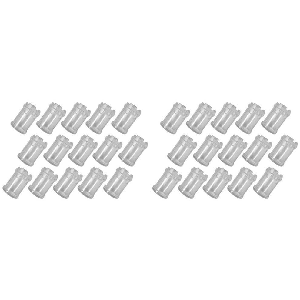 200Pcs 5Mm Led Emitting Diode Lampshade Guide Column Cap Protective Cover Led Transparent Lamp Cap Light 4712880201519