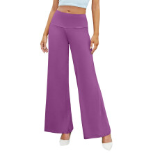 Women's yoga pants, wide-leg pants,  comfortable,-Purple XL