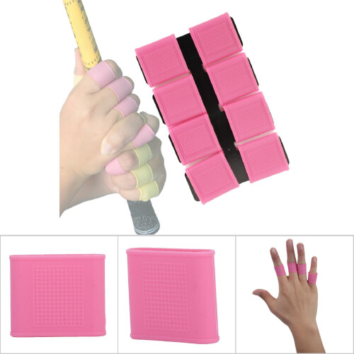 Soft Silicone Golf Finger Wrap Bands (8)