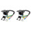 2X 7 Way RV Trailer Light Connector Socket 7 Pin Wire Electrical Trailer Adapter Quick Converter with Mounting Bracket 1