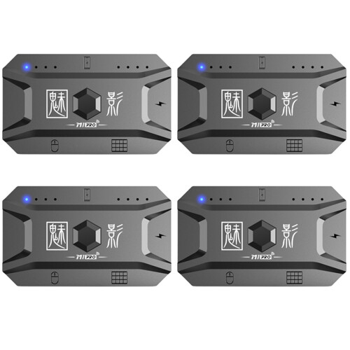 4X Plug E  Gamepad PUBG Controller Mobile Tastiera Da Gioco Mouse Convertitore  5.0 per Android Adattatore