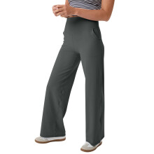 Women's yoga pants, wide-leg pants,  comfortable,-Dark Grey S