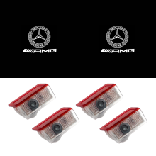 Türprojektoren Set mit 4 Stück, HD Einstiegsbeleuchtung, passend für A, B, C, E, AMG, W166, W176 und GLA, Zubehör für Türlicht