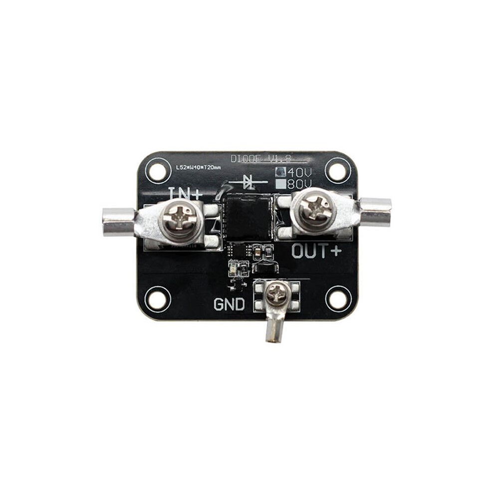 40V 50A Ideal Diode Controller Module 0.7 Milliohms Internal Resistance Solar Backflow Prevention Module Black 4711941647242