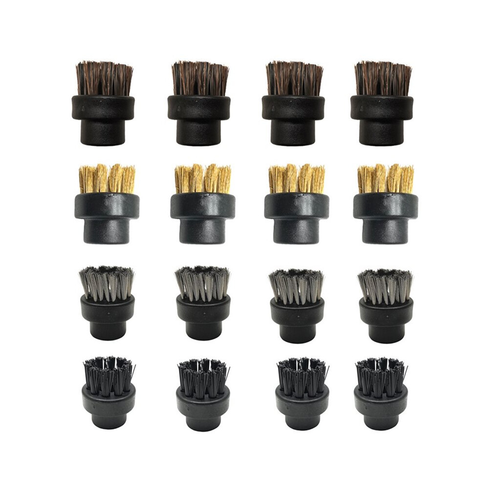 16Pcs Small Steam Round Brush Set For Dupray Steam Cleaners Accessories Replacement Parts Steam Nozzle Brush 4713241314398