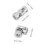 4pcs DIY Steering Shaft Coupling Set 9