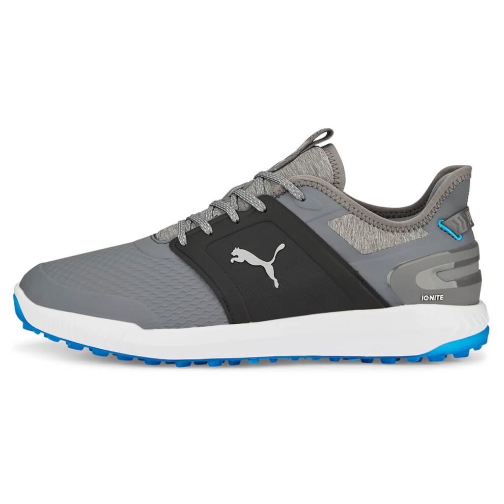 Puma Golf (Uk 7, Quiet Shade/Silver) Mens Ignite Elevate Spikeless Comfort Waterproof Golf Shoes Silver