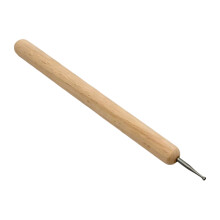 Wooden Handle Clay Sculpting Tool Metal Wire Pottery Sanding