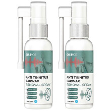 (2PCs) Anti Tinnitus Earwax Removal Spray Natural Tinnitus Treatments for Hearing Loss Ear Wax Removal Hearing Restoration Sprays New Arrival