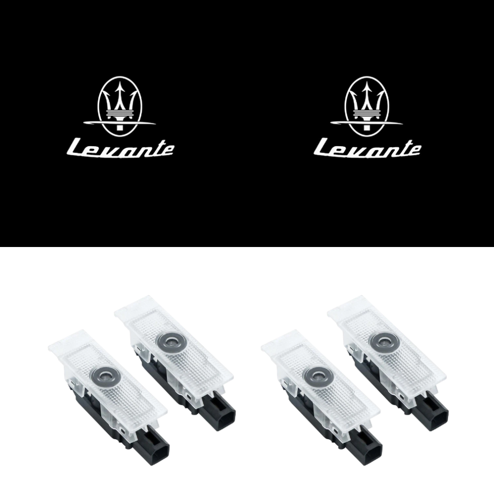 4 Pieces Compatible With Maserati Welcome Lights For Ghibli And Levante, Ambient Laser Door Projector Led Lights 6083684377747