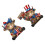 Patriotic Highlands Cow Decors Star Striped Highlands Cow 1