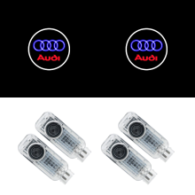 4er-Set kompatibler Türprojektor-Leuchten für A4L/A5/A6L/A7/A8L/Q3/Q5/Q7, Einstiegs- und Umgebungsbeleuchtung