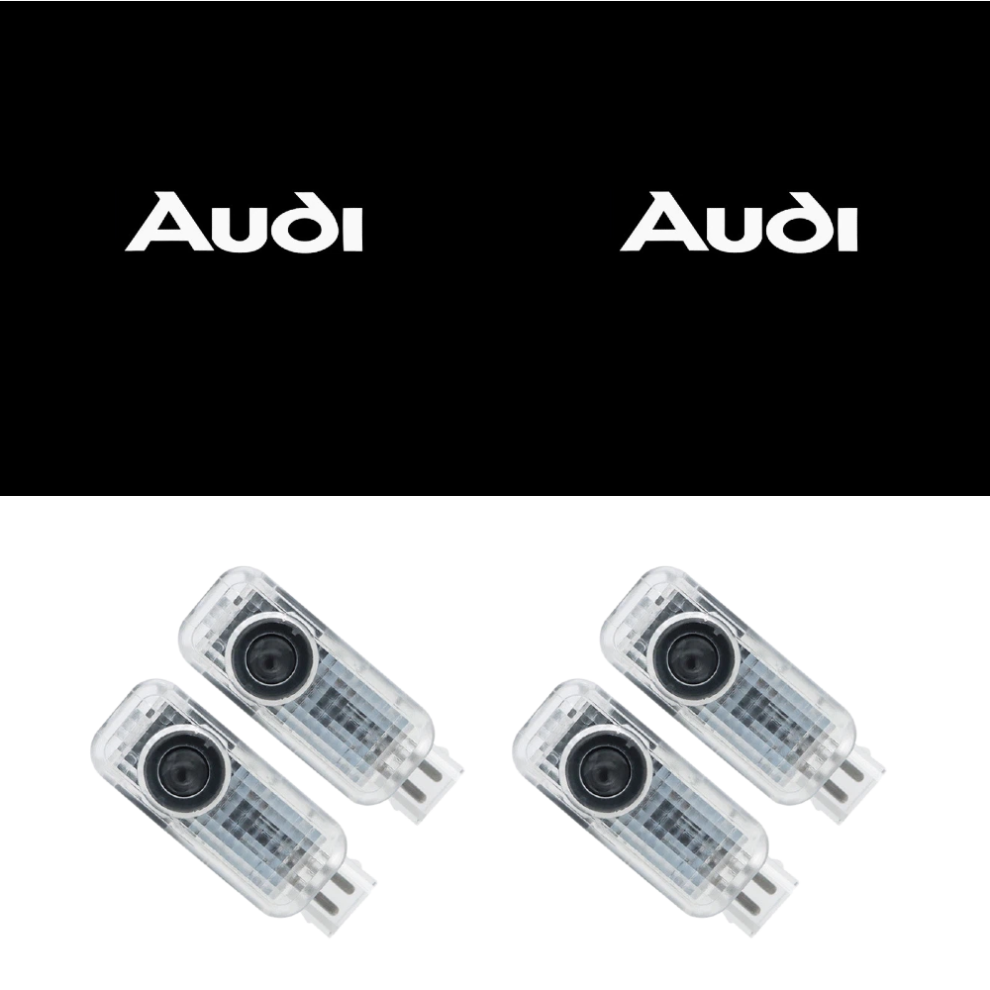 4 Pack Car Door Welcome Projector Lights For A4l A5 A6l A7 A8l Q3 Q5 Q7, Ambient Lighting For Vehicle Interior 6083684376504