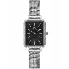 RELOJ DE MUJER DANIEL WELLINGTON Quadro Silver Mesh DW00100667 + CAJA (zw519k)