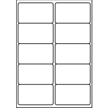 SmithPackaging A4 Self Adhesive Address Labels, 10 Labels Per Sheet, 100 Sheets, 99.1 x 57mm 1000 Labels