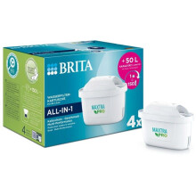 Filtre pour carafe filtrante - BRITA - MAXTRA PRO ALL-IN-1 - Lot de 4 - Filtration 4 étapes - Eau pure
