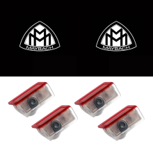 4er Set HD LED Türprojektorlampen für Auto, ohne Ausbleichen, Willkommensbeleuchtung, Pfützenlampen, Autozubehör für Umbau mit Schattenlogo