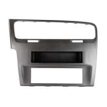 Placa de fachada 1-DIN con hueco compatible con VW Golf VII(AU) 2012-2020
