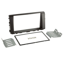 Frente de autoradio 2-DIN - ACV - Kia Rio (YB) - 02/2017-04/2023 - Negro - Instalación de autoradio DIN
