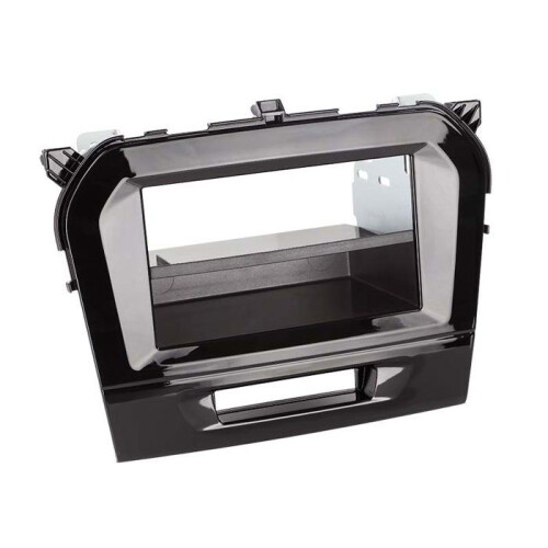 2-DIN-Facade-Adapter mit Ablagefach für Suzuki Vitara 2015 >