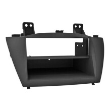Adaptador de fachada 2-DIN con hueco para Hyundai IX35 2010 > negro