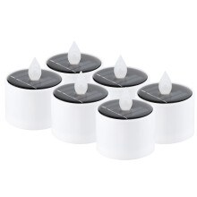 Decorative Solar Candle Lights 6pk Yellow