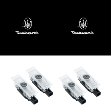 Auton oven LED-logoprojektorivalot, 4 kpl, erittäin kirkkaat tervetulovaloilla varustetut varjovalo- ja lätäkkövalot, ulkoiset varaosat