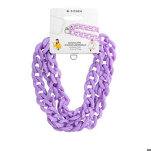 Cordon Universel - Bigben - Malhas Violetas - Nylon - Compatível com smartphones - Removível
