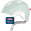 Kinderhelm - SMILEY 3.0 ACE LED - Smiley - Grün (Pure Mint) - Größe S 1