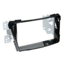 Adaptador de fachada 2-DIN para Hyundai i40 2011 > negro piano