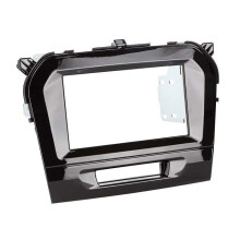 Adaptador de fachada 2-DIN para Suzuki Vitara 2015-> negro piano